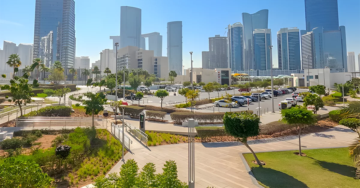 Beautiful Park in a Community