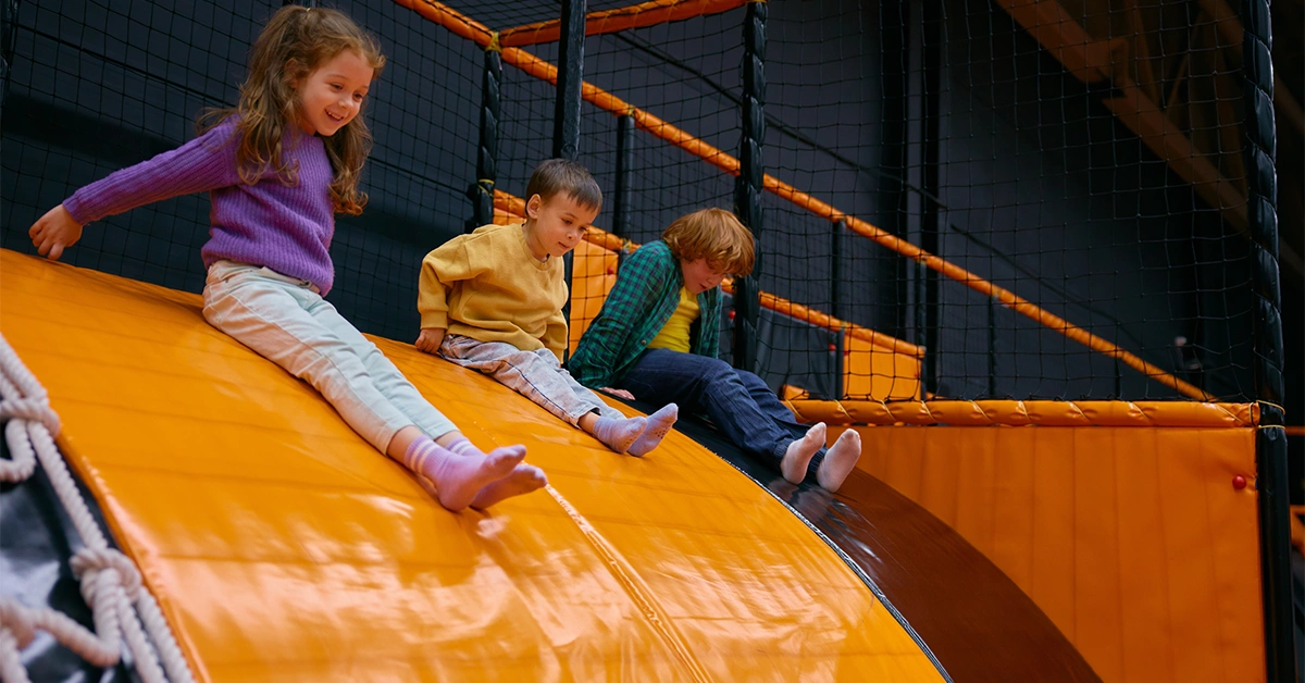 Kids enjoying their day off 