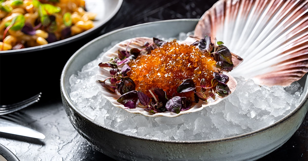 Food served at CE LA VI in Dubai