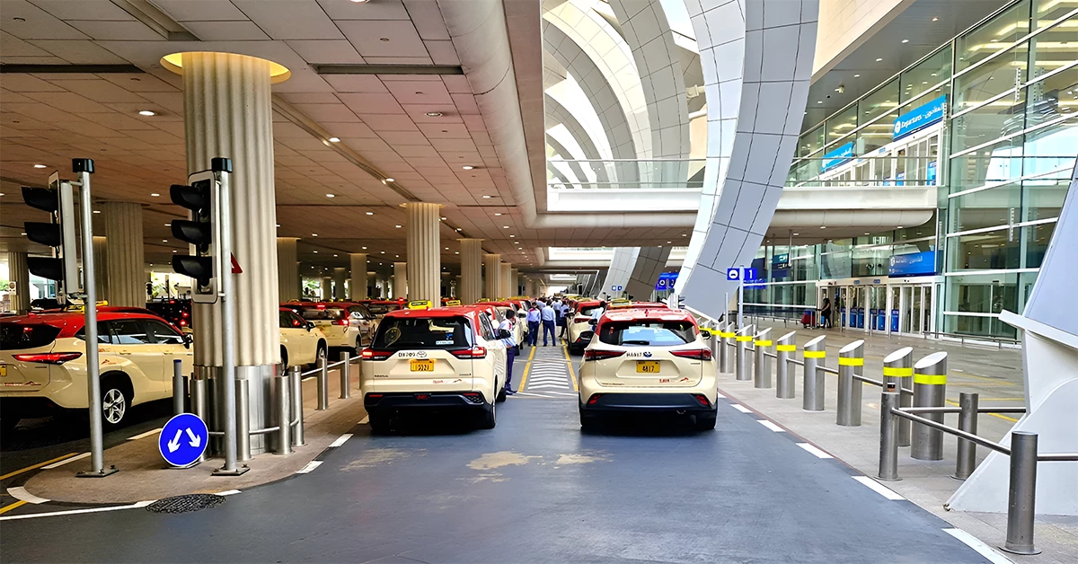 Car parking at Terminal 3 DXB airport