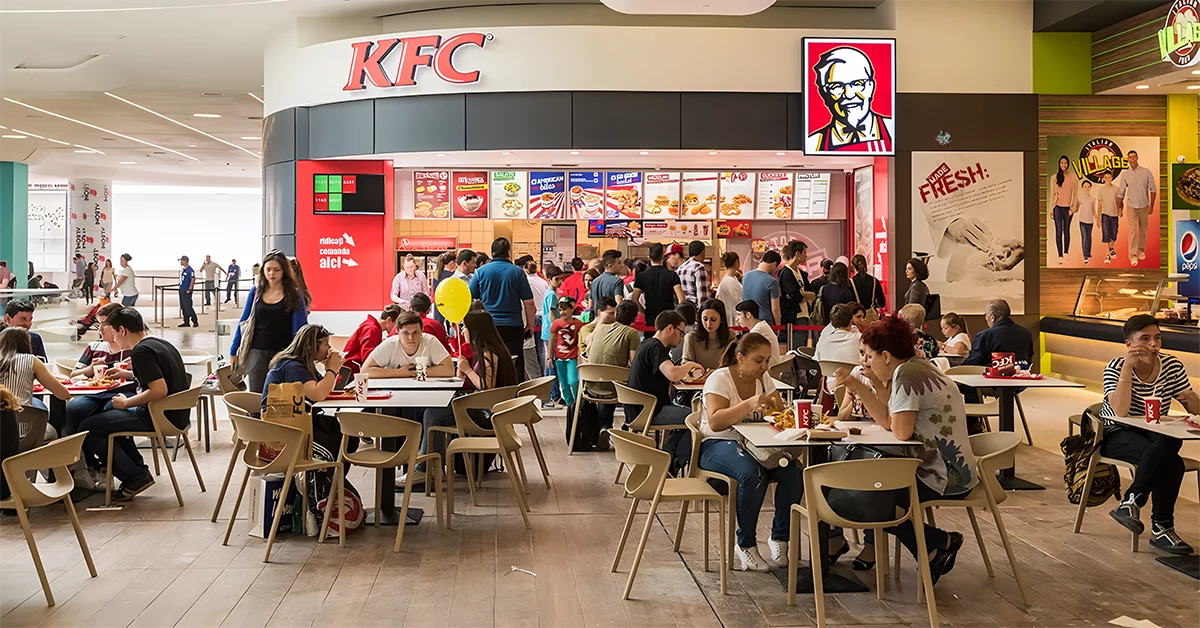 KFC branch at Mafraq Mall, Abu Dhabi
