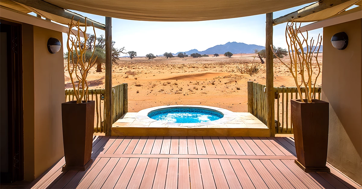 Chalets in the Desert

