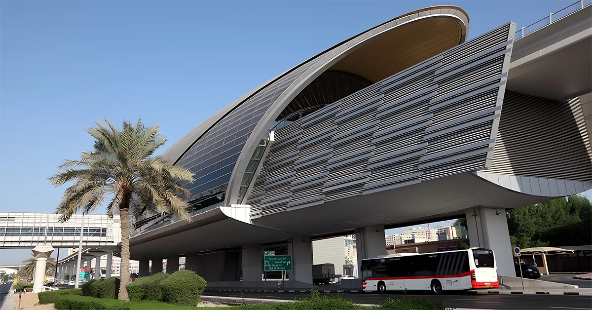 Metro Station in Dubai