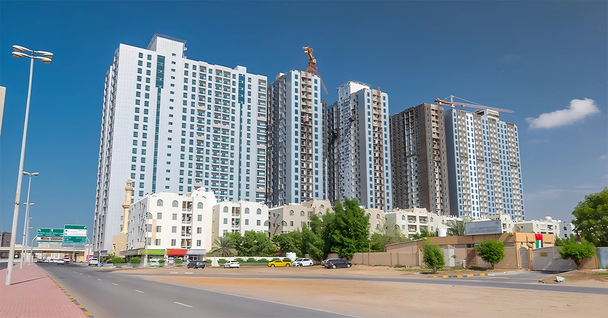 Buildings in Ajman Garden City