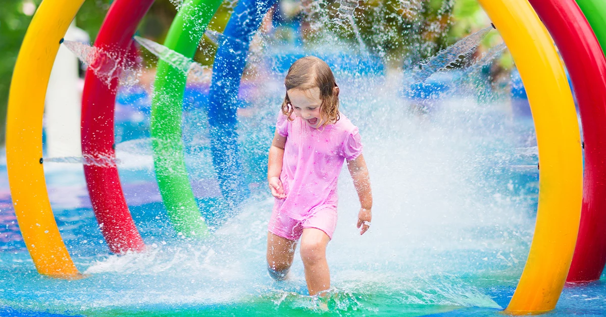  A kid having fun at Murjan Splash Park