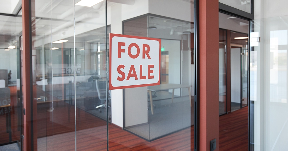 An office in a prime location for sale