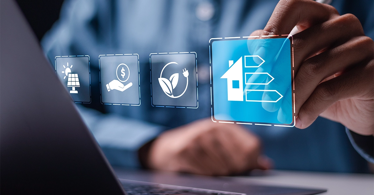 Man Using Smart Technology 
