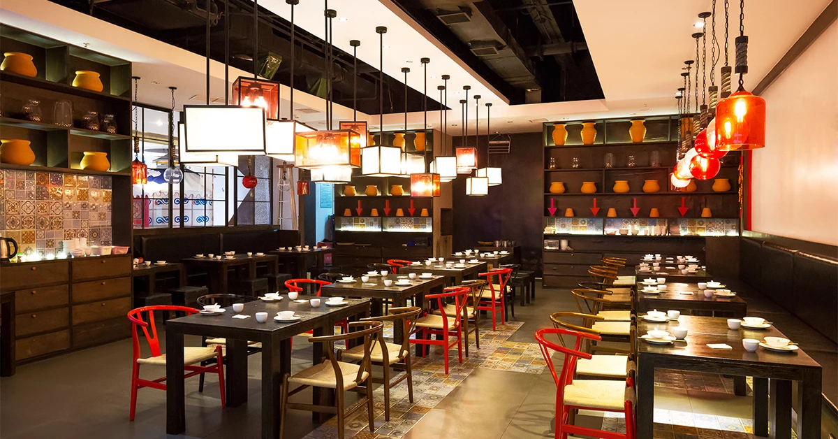  Interior of a restaurant in Al Quoz Mall