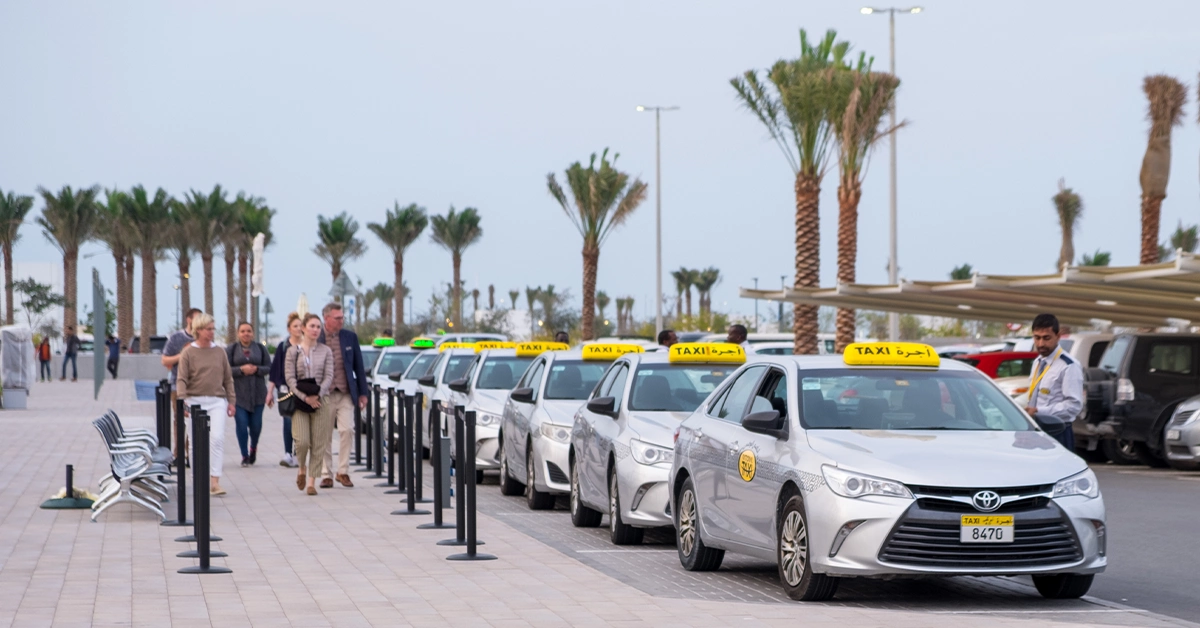 Taxi Stand in Abu Dhabi