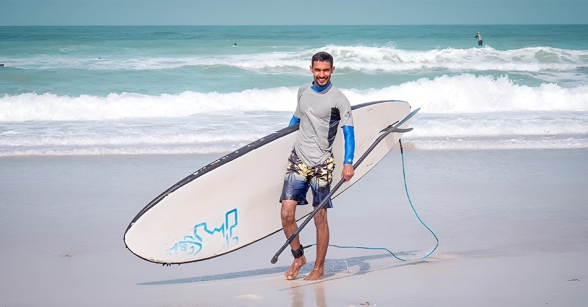 paddleboard in the kitesurf beach centre