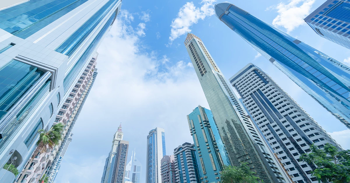 Residential buildings in Dubai Hills Estate