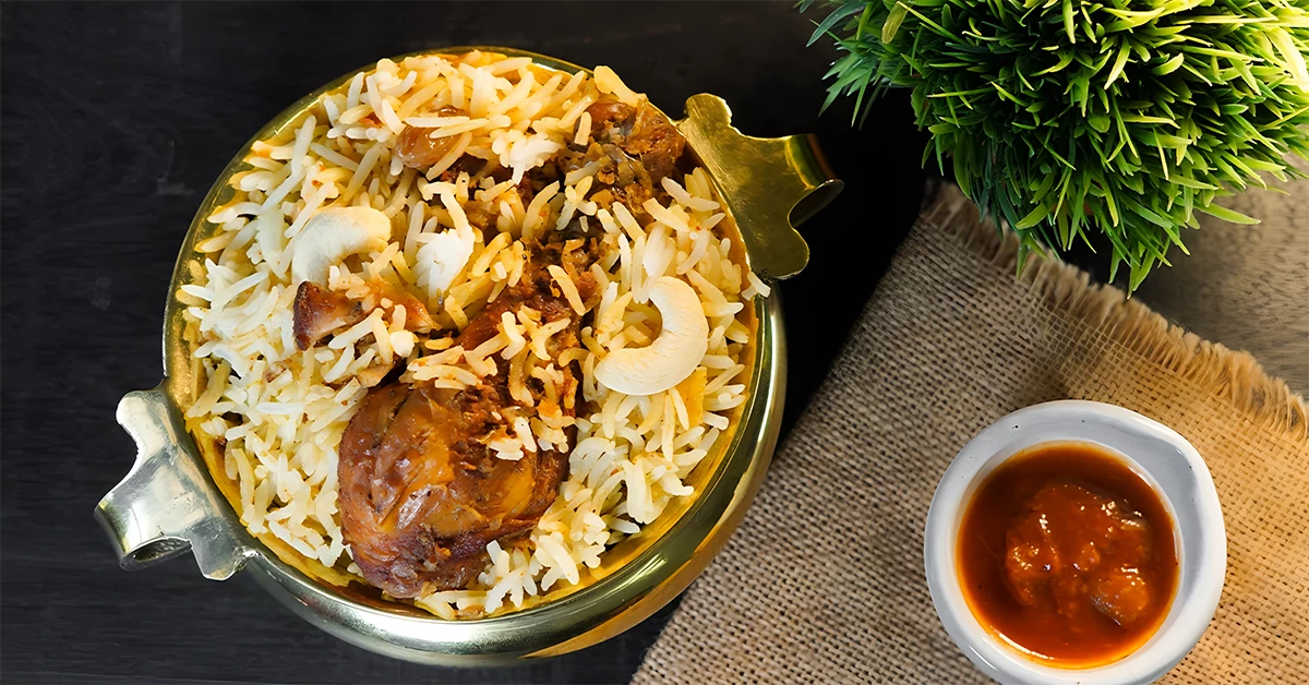 Indian food served on a table 
