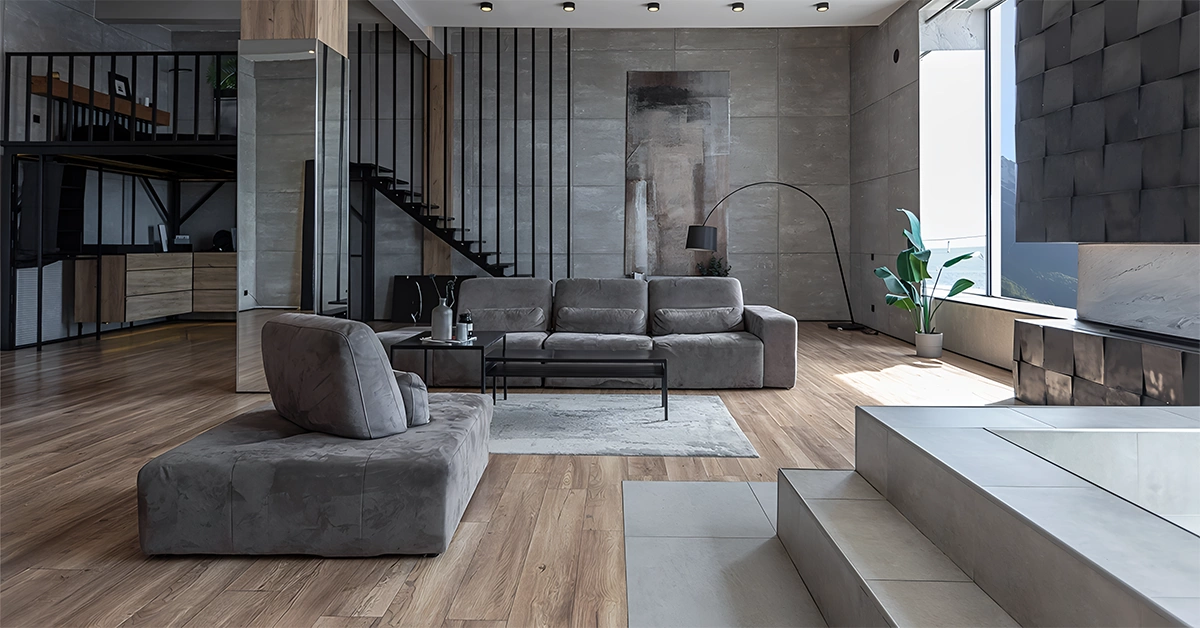 Interior of a beautiful villa