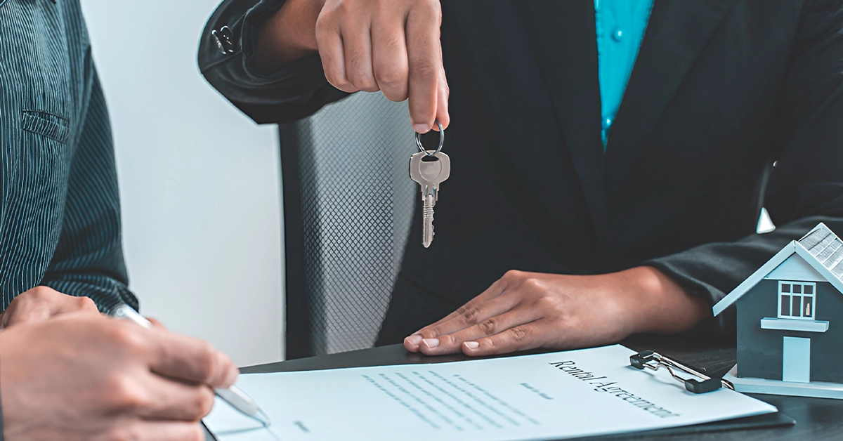 Signing Rental Agreement