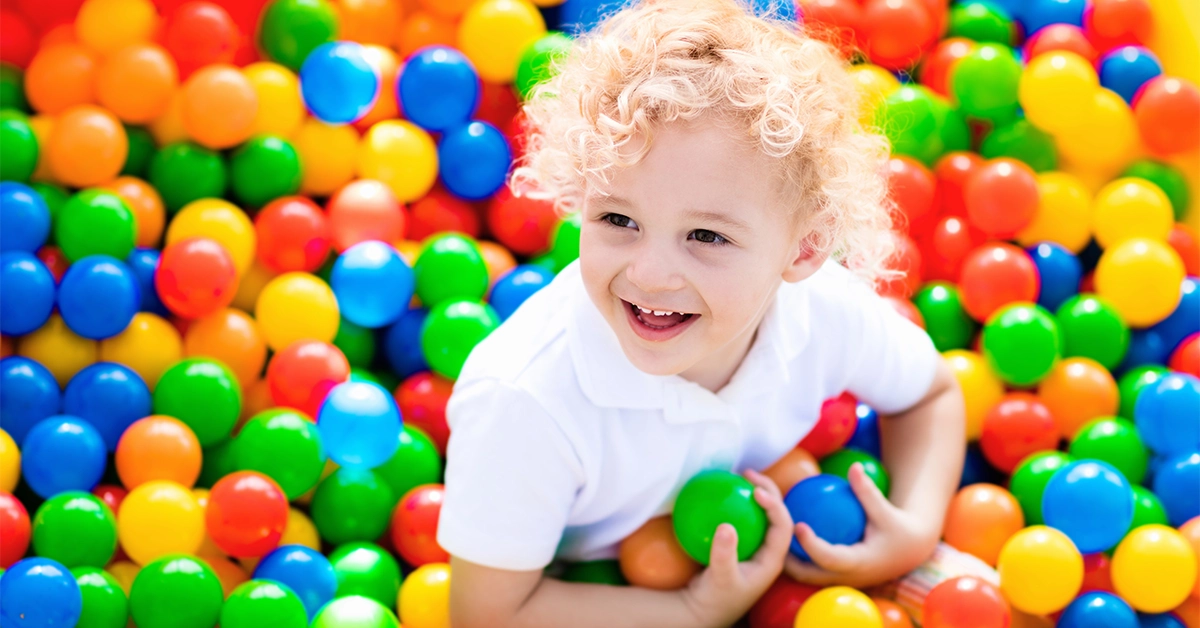 A child playing at Cheeky Monkeys at J3 Mall