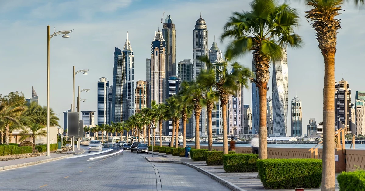 Palm Jumeirah area has lots of international cuisines