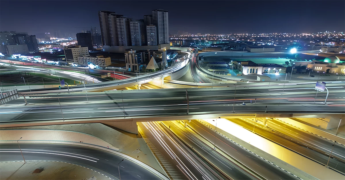 Roads in Ajman