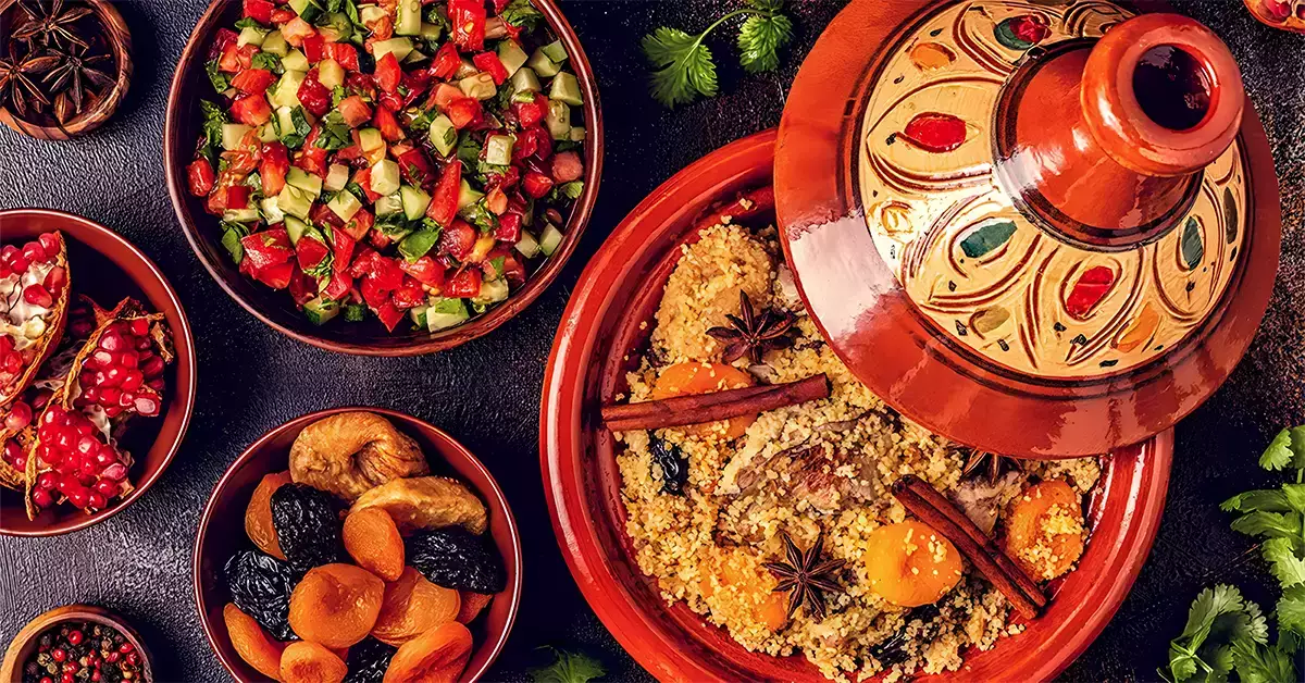 طاجين من المطبخ المغربي 