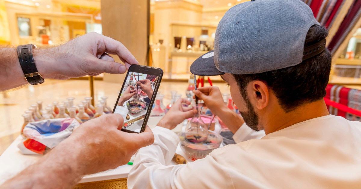 Friends enjoy dining offer during Dubai Summer Surprises