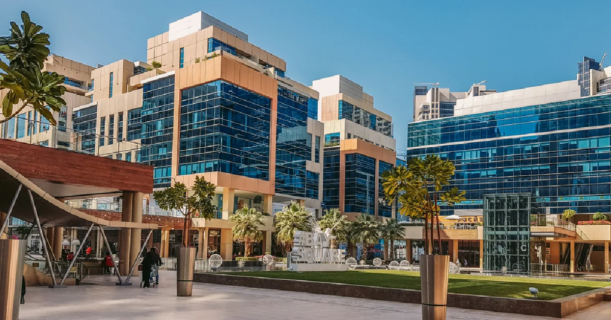 Residential block at Bay Square Dubai
