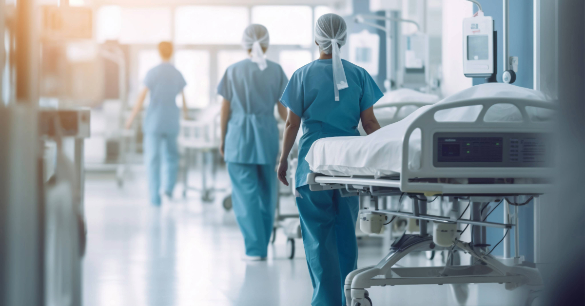 Nurse preparing for their shift