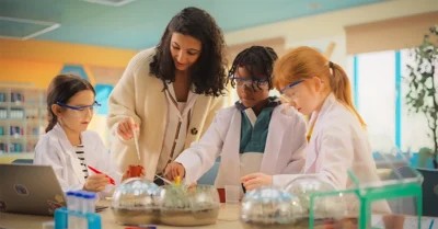 Educational activities in Curiosity Lab Dubai
