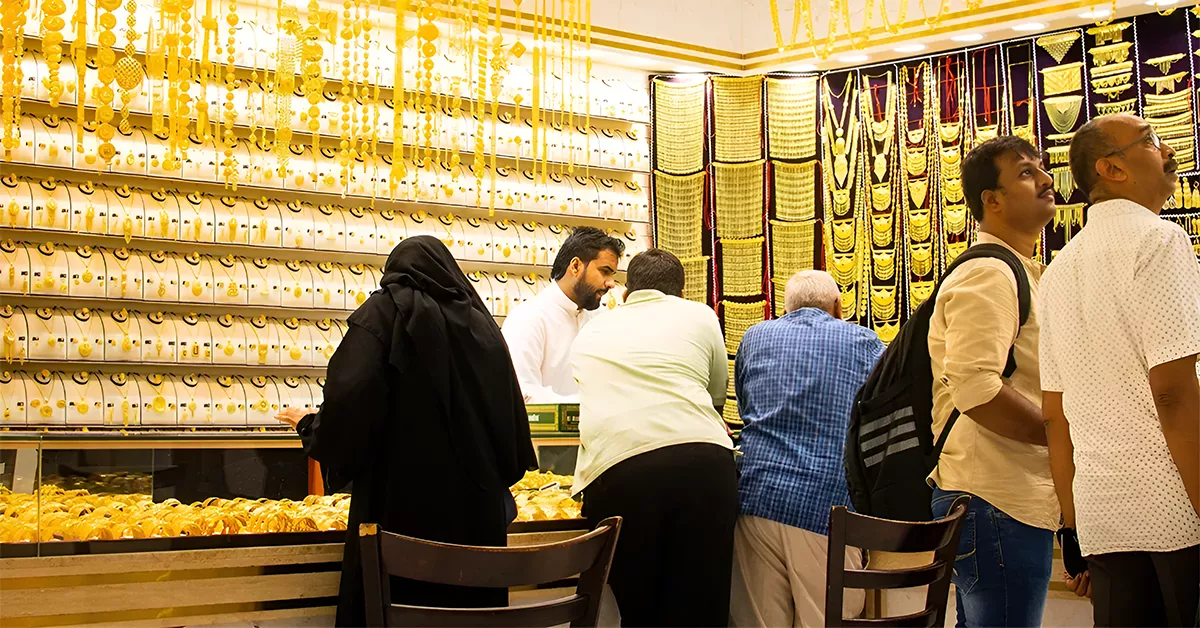 Gold Jewellery Shops in Meena Bazaar Dubai