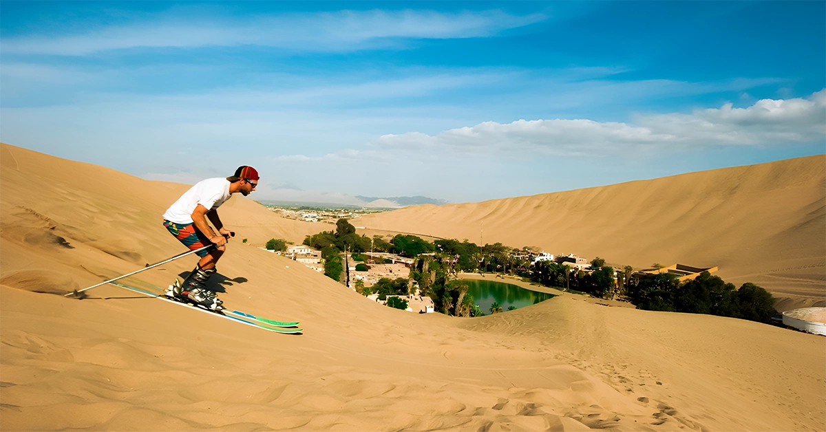 Sandboarding at Bassata Village RAK