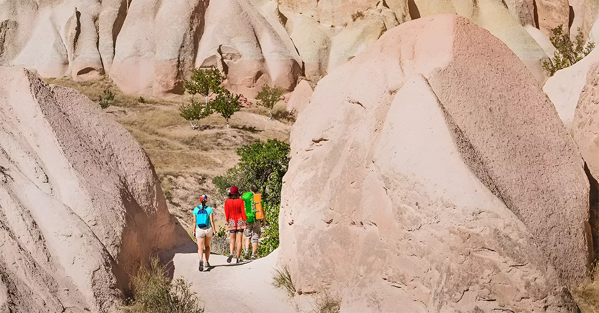 Hiking at Wadi Bih