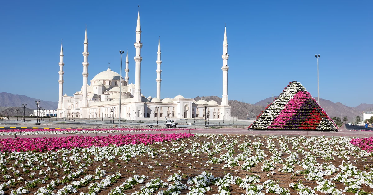 Sheikh Zayed Grand Mosque in Fujairah