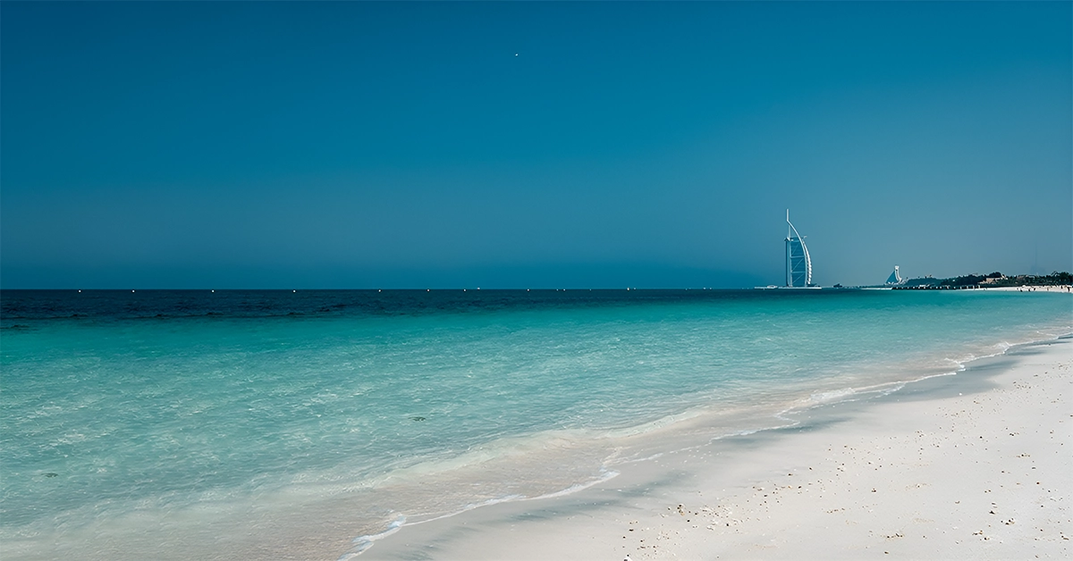 A view of Mercato Beach Dubai