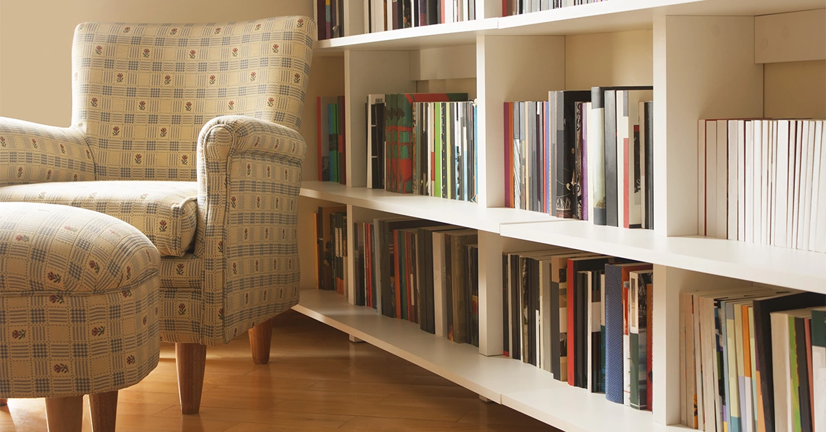 Modern home library ideas