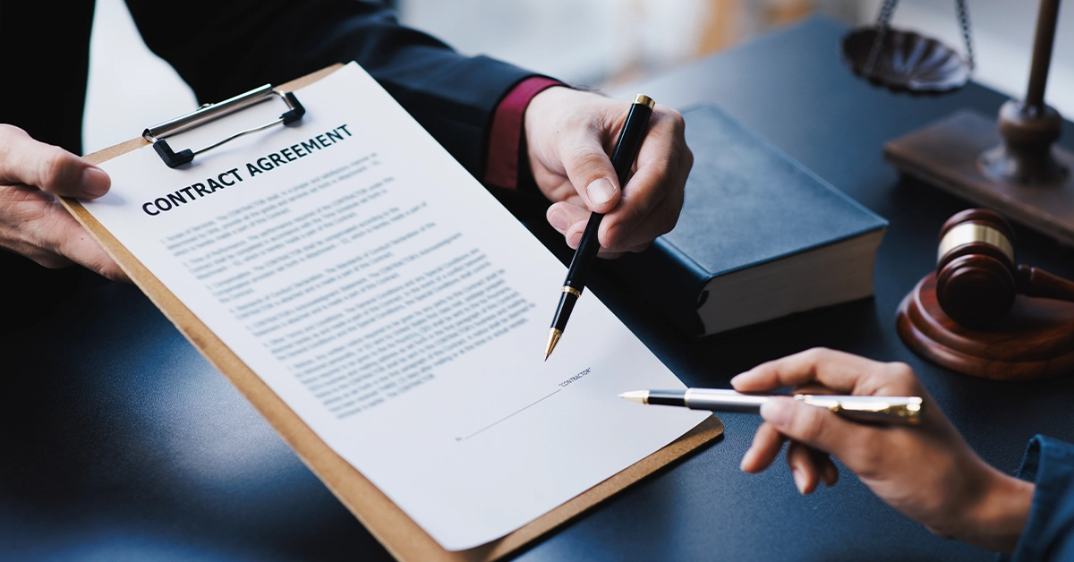 A tenant reviewing a Umm Al Quwain tenancy agreement