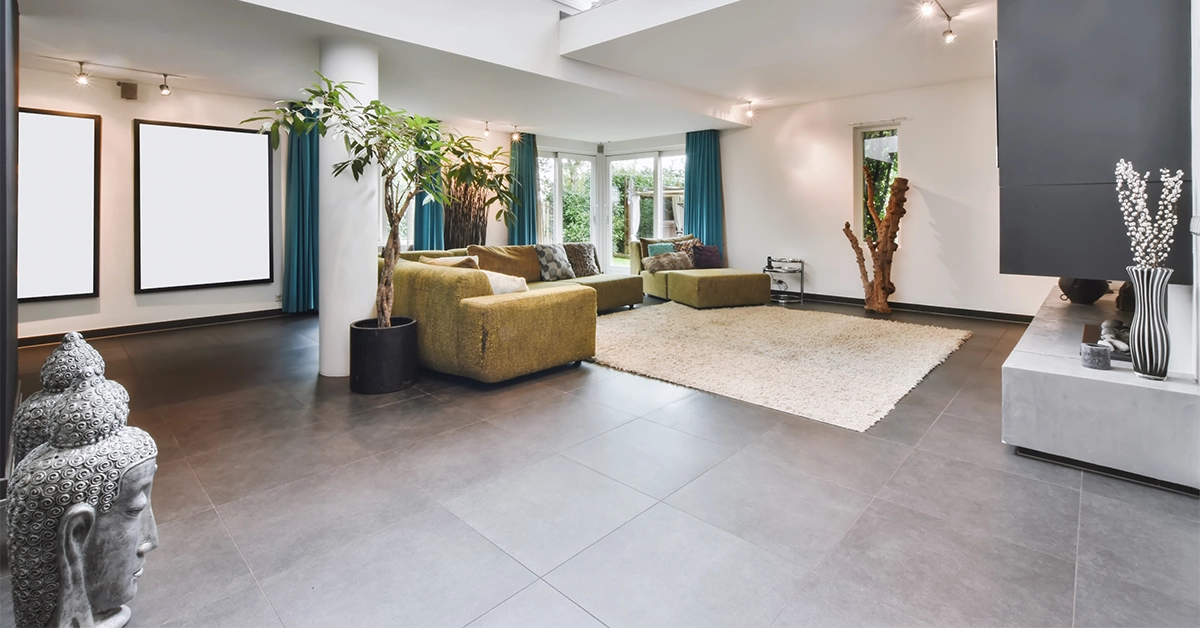A spacious villa interior in Al Mirgab
