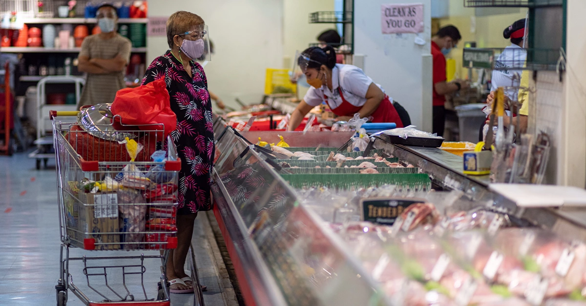 Women shopping at Pinoy supermarket