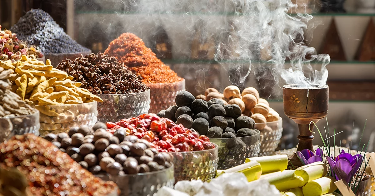 Spice Market in Meena Bazaar Dubai