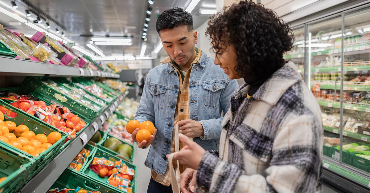 Multicultural people shopping at a popular Japanese store in Dubai 