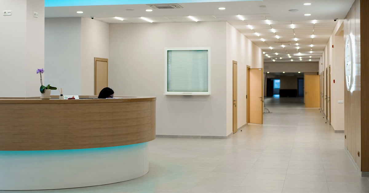Modern Hospital’s Lobby