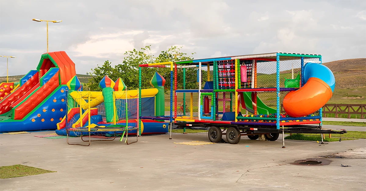 Giant land inflatable by Air Maniax, Dubai