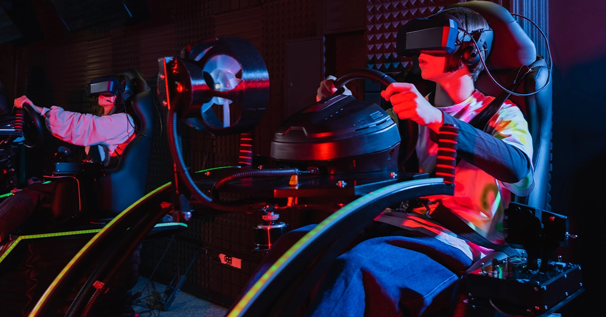 VR gaming zone dubai