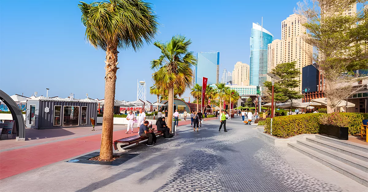 Residents enjoying their weekend in Dubai