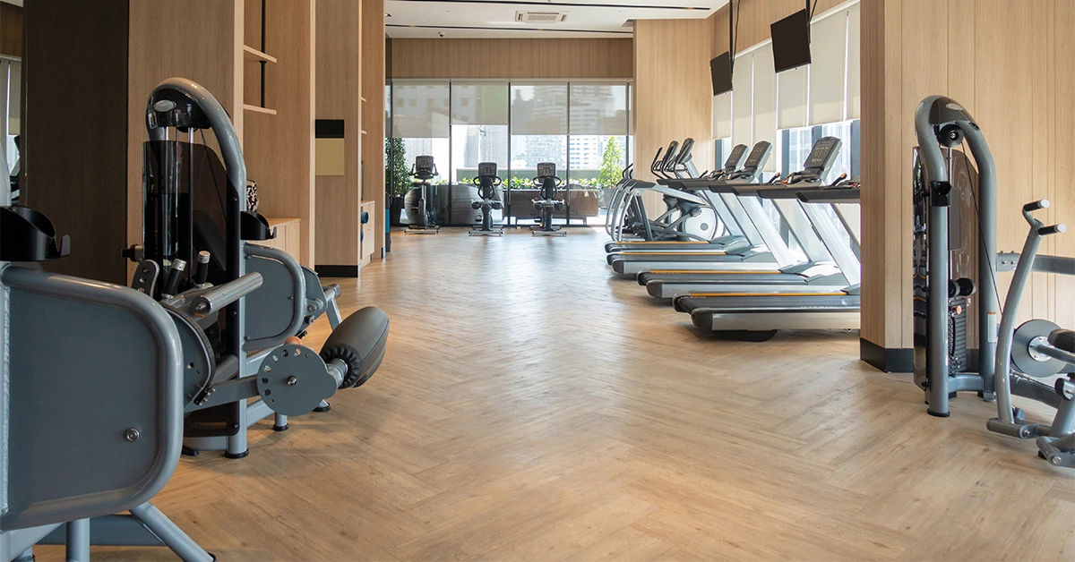 Modern gym in Dubai Silicon Oasis