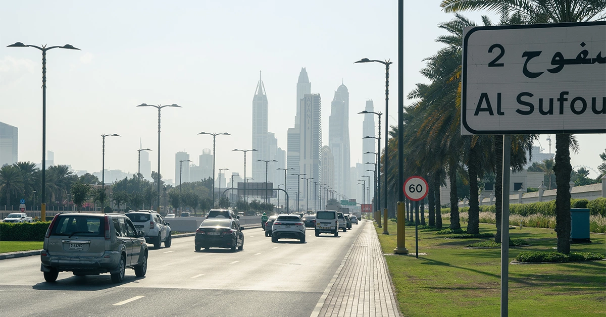 Road to Al Falaj Villas