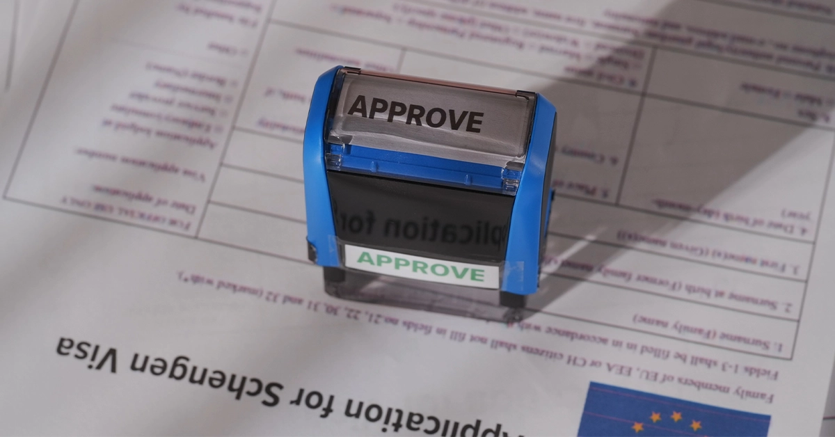 Approval of a Schengen visa