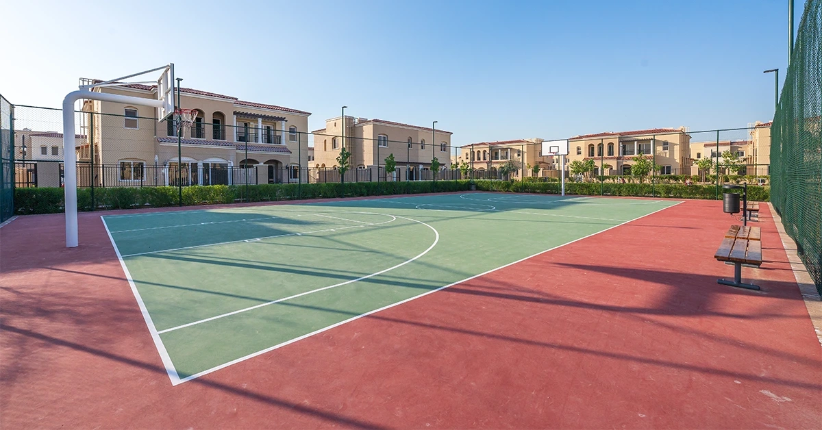Basketball court in Bermuda Villas, Ras Al Khaimah