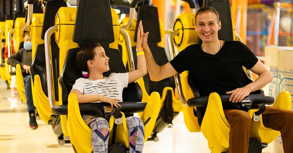 Thrill-packed rollercoaster ride is one of the top things to do with kids in Dubai summer 