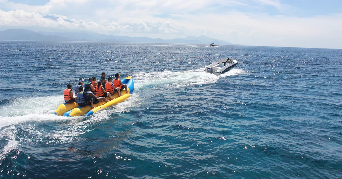 People Enjoying Watersports