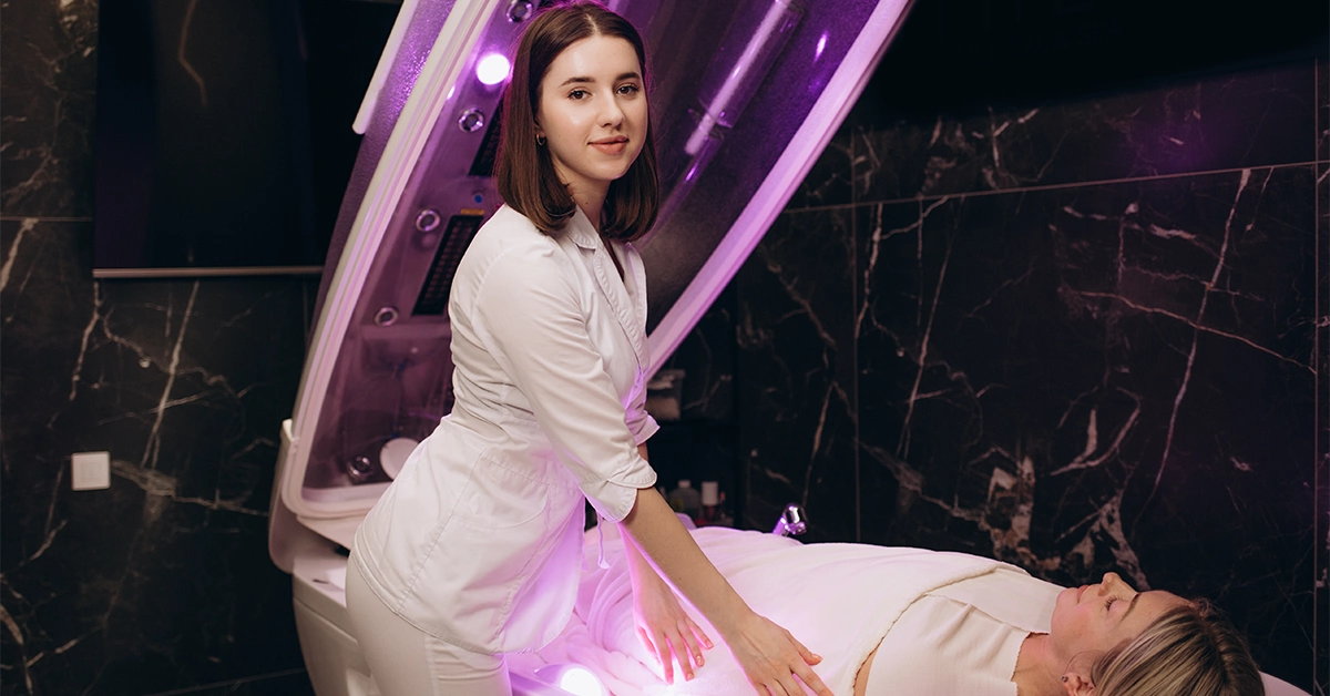Modern spa treatment in DIP 
