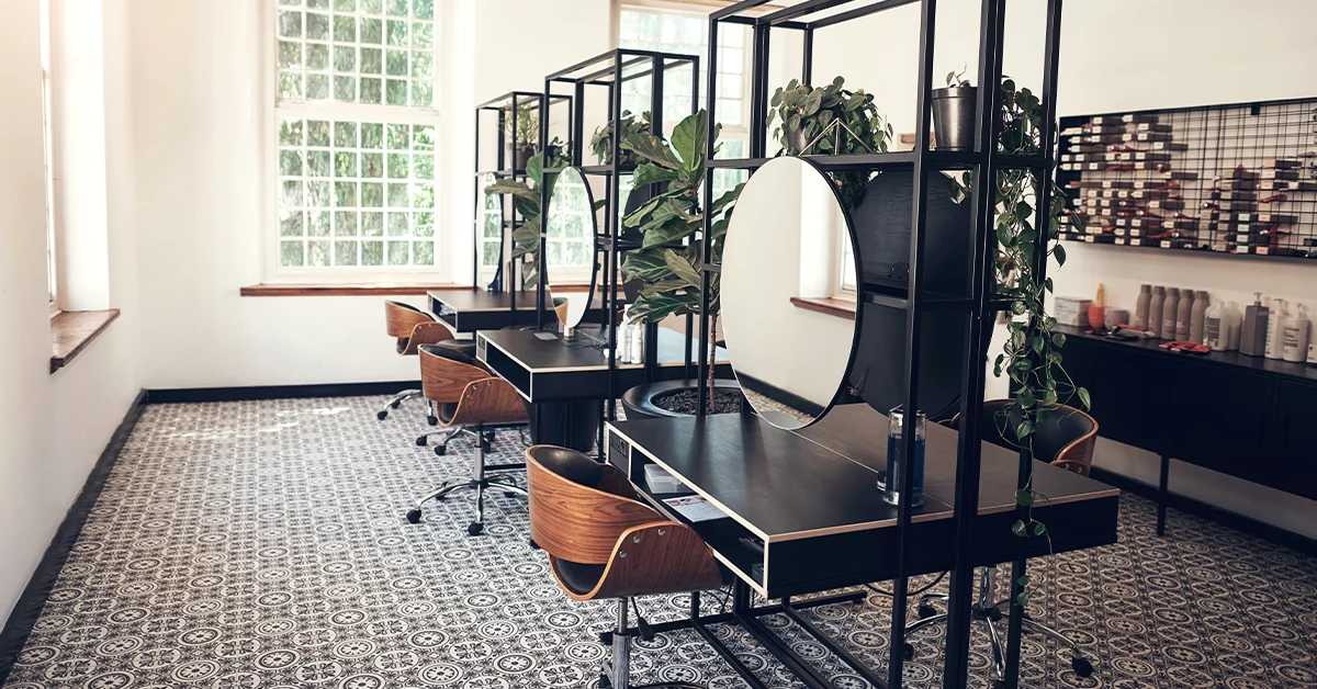 Relaxing interior of Blonde Majestic Ladies Salon