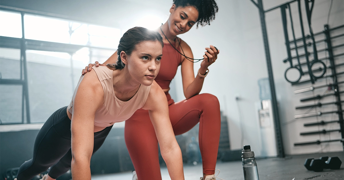 Personal trainer in a gym in Al Qusais